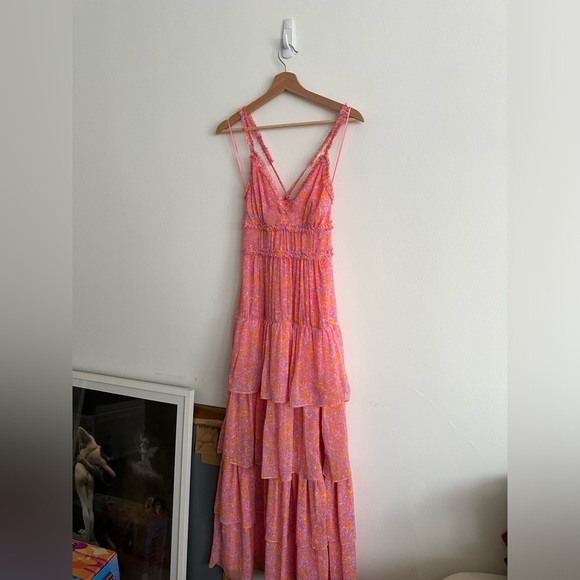 LIKELY Athena Dress - Pink Floral (ONLY USED ONCE) - Picture 7 of 15